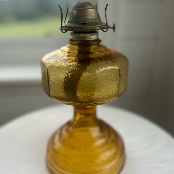 eagle glass Other - 1950s Eagle Glass Lantern Oil Lamp,  Kerosene Lamp. Font + Base Vintage